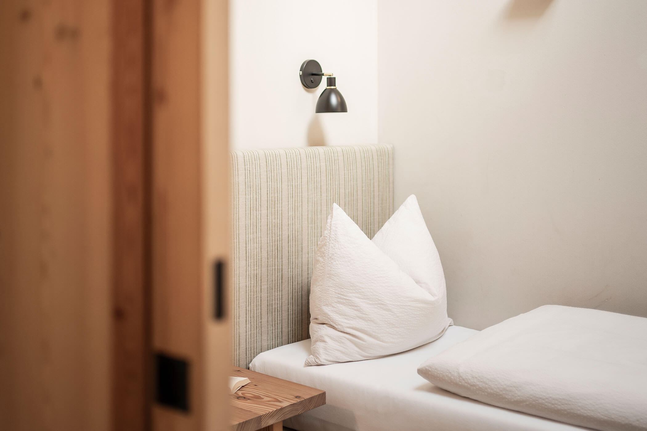 Einzelbett im Chalet Woods - Oberplunerhof